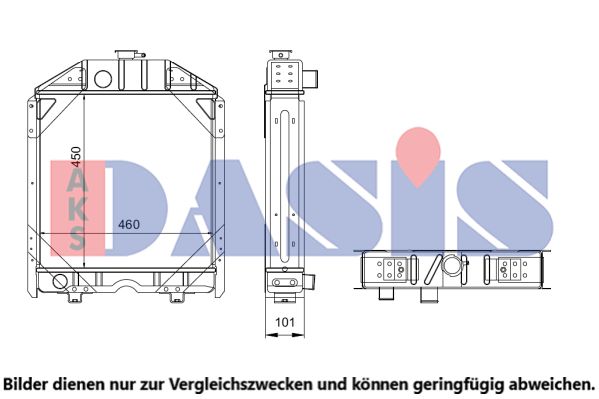 AKS DASIS Radiators, Motora dzesēšanas sistēma 440125N